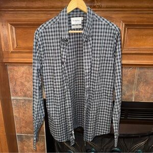 Goodfellow & Co Men's Gray Plaid Shirt